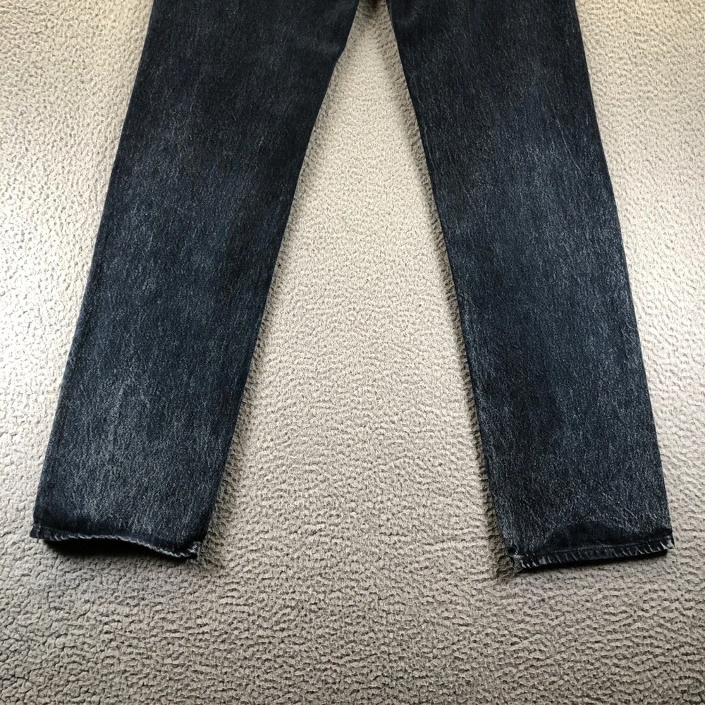 Vtg Levis Jeans Mens 31x34 501 Blue Button Fly Straight Dark Wash Made In USA
